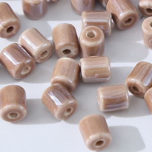 1 Pièce De Perle En Céramique De La Série Brown Pour Bijoux À Faire Soi-Même h5 Image4