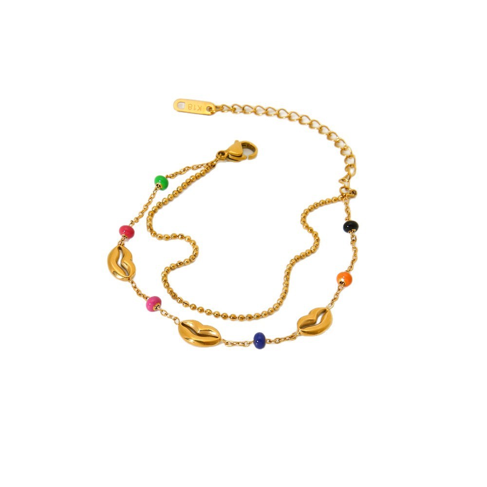 Bracelets Pour Femmes En Acier Inoxydable Étanches, Colorés Et Tendance, Avec Motif Conque. Image5