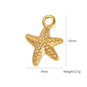 Pendentifs Étanches En Acier Inoxydable Plaqué Or 18 Carats, Motif Tortue, Collection Romantique Quotidienne, Bijoux Pour Femmes h5 Image2
