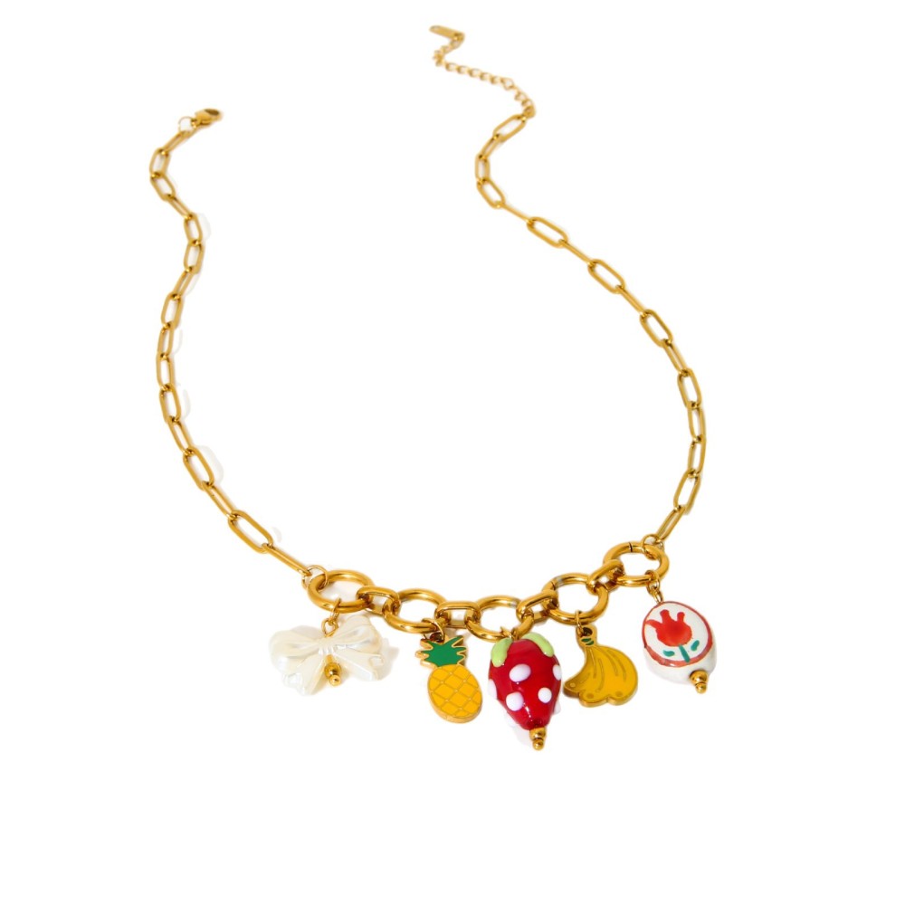 Colliers Pendentifs Diy Pour Femmes, Série Romantique, Sweet Plant Image5