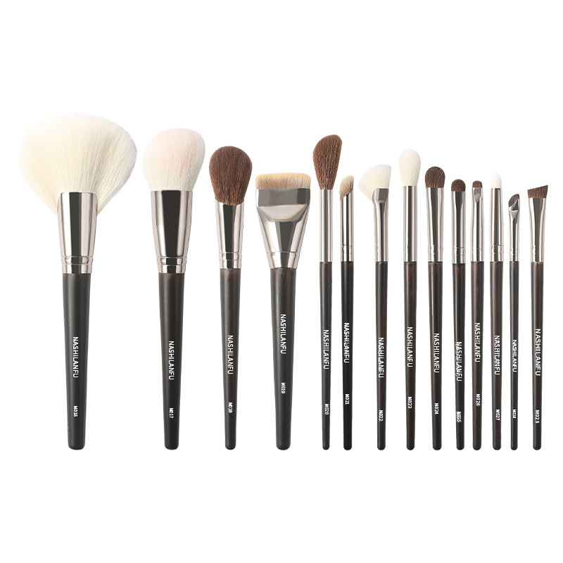 1 Ensemble De Pinceaux De Maquillage Doux Et Durables Pour Femmes 
