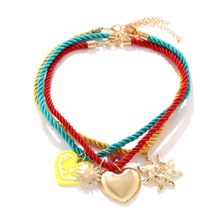 Colliers à pendentif en alliage Sweet Heart