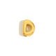 Collier pendentif lettre minuscule creuse - Or - D Image4