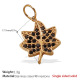 Pendentif en or et diamant noir Image7