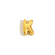 Collier avec pendentif en petite lettre creuse - Or - K Image11