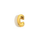 Collier pendentif lettre minuscule creuse - Or - C Image3