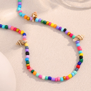 Colliers En Acrylique Pour Femmes, Série Jelly Colored Beach Vacation h5 Image4