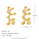 Boucles d'oreilles en diamant avec signe du zodiaque - Sagittaire Image11