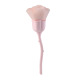 Pinceau poudre libre en forme de fleur rose + emballage OPP 