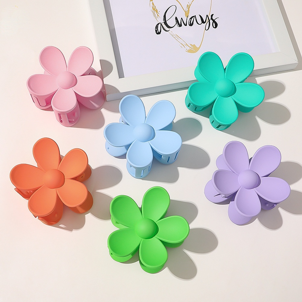 Pinces À Cheveux Pour Femmes, 1 Pièce, Série Simple, Imitation Fleur, En Feuille D'Acétate Image3