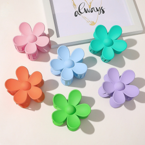 Pinces À Cheveux Pour Femmes, 1 Pièce, Série Simple, Imitation Fleur, En Feuille D'Acétate h5 Image3