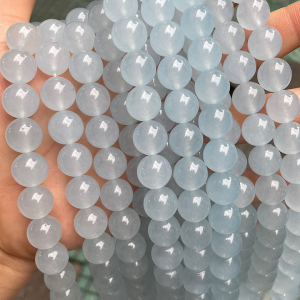 1 Chaîne De Perles Élégantes En Pierre Naturelle Aigue-Marine h5 Image3