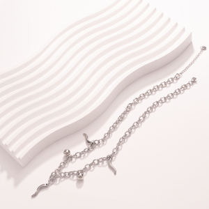 Colliers Pendentifs Pour Femmes En Acier Inoxydable Étanche, Forme Chic Et Décontractée, Couleur Or h5 Image6