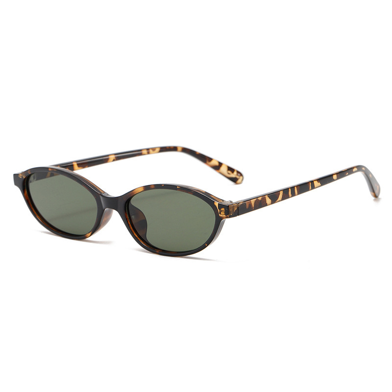 1 Paire De Lunettes De Soleil Simples Pour Femmes, Couleur Unie, Série Quotidienne h5Image4
