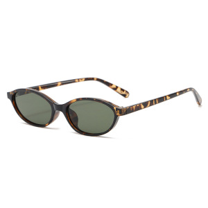 1 Paire De Lunettes De Soleil Simples Pour Femmes, Couleur Unie, Série Quotidienne h5 Image4