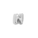 Collier pendentif lettre minuscule creuse - Acier - N Image40