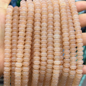 1 Chaîne De Perles Colorées En Pierre Naturelle (Taille Des Perles : 5 Mm X 8 Mm) h5