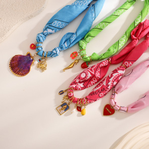 Collier Pendentif Élégant Pour Femme, En Acier Inoxydable, Couleur Or, Avec Motif Coquillage Et Étanchéité. h5 Image5