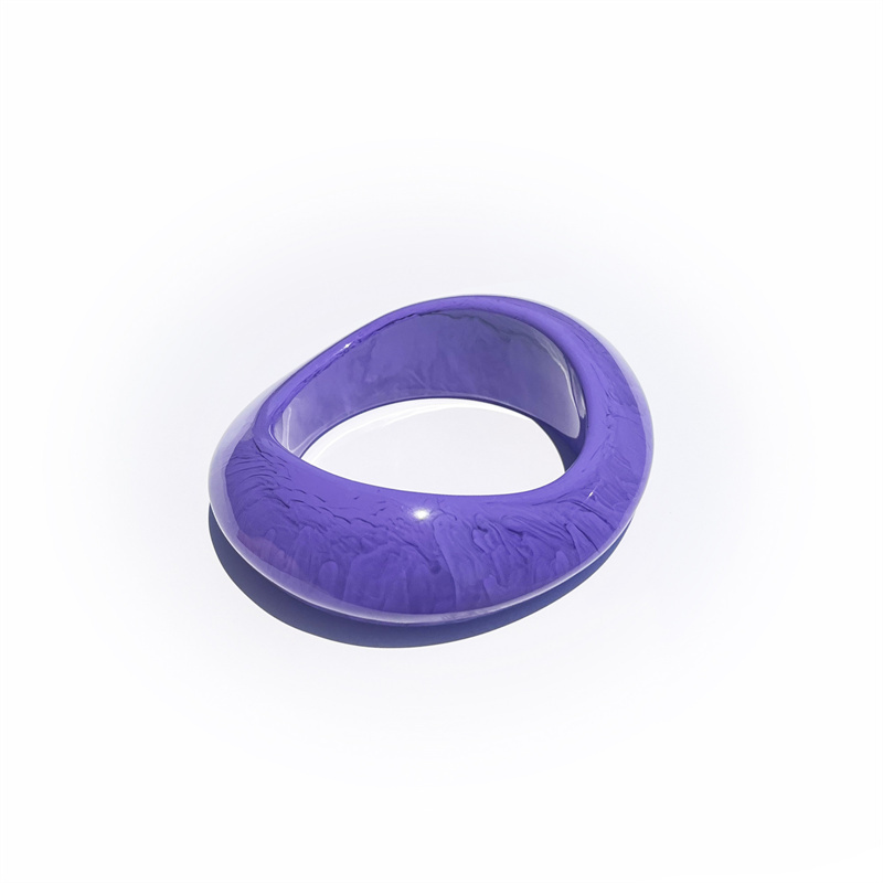 Bracelets Pour Femmes En Acrylique Flou De Forme Irrégulière Image7