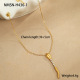 Collier serpent blanc Image5