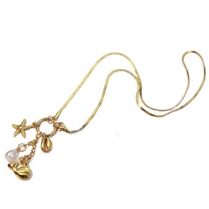 Colliers Pendentifs Oceanic En Acier Inoxydable Étanche Couleur Or h5 