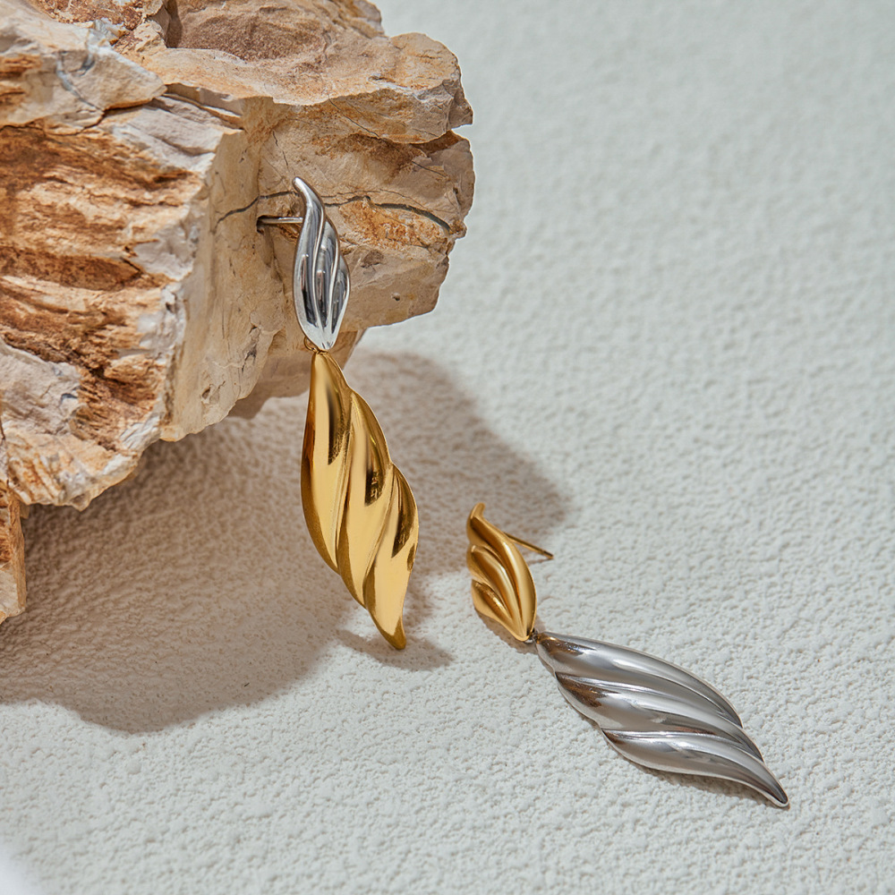 Boucles D'Oreilles Pendantes En Acier Inoxydable Étanche, De Couleurs Assorties Image6