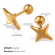 Boucles d'oreilles piercing en or Image2