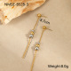 Perles rondes longues de couleur assortie Image6