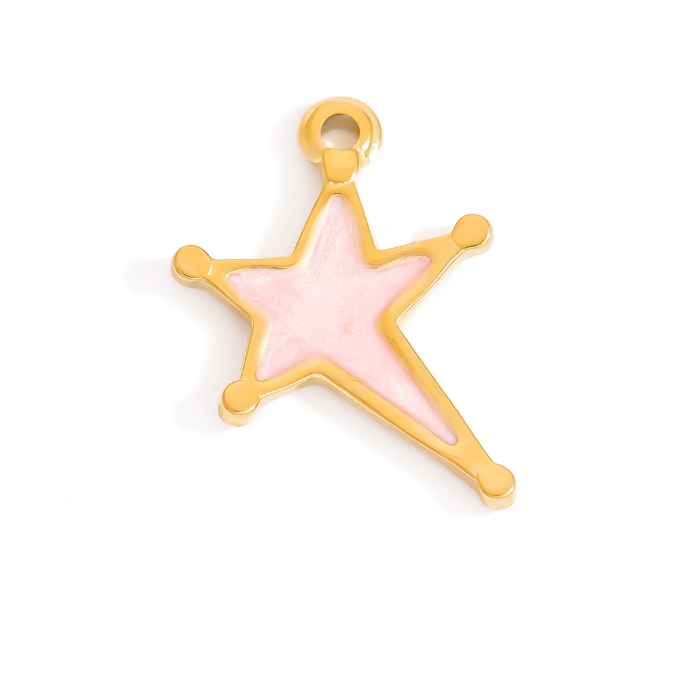 Pendentif Étanche En Acier Inoxydable Coloré Et Amusant À Faire Soi-Même 