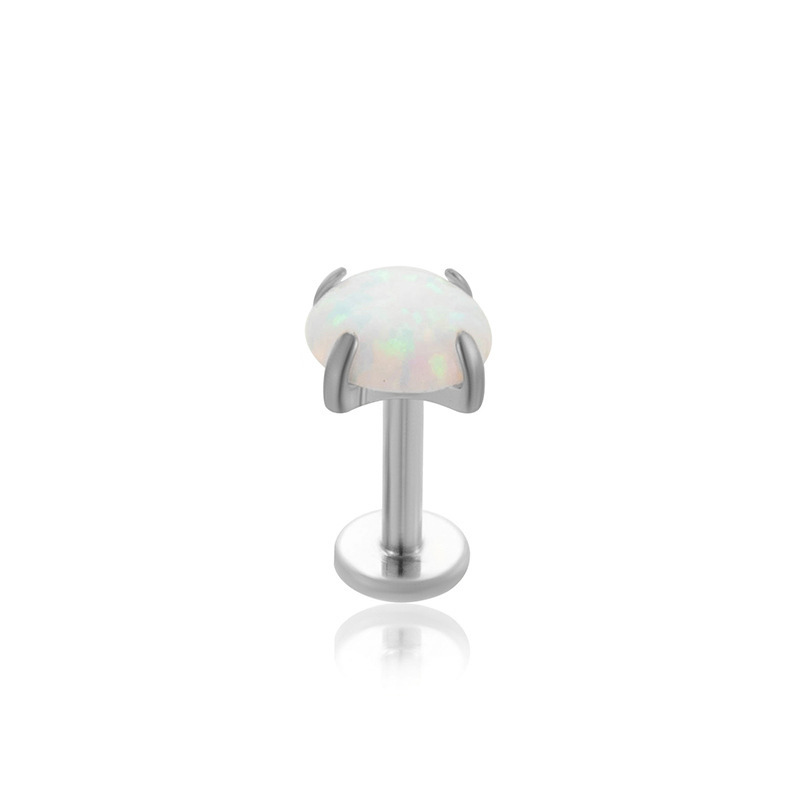 Boucles D'Oreilles Piercing En Acier Inoxydable Étanche Couleur Or (1 Pièce)
