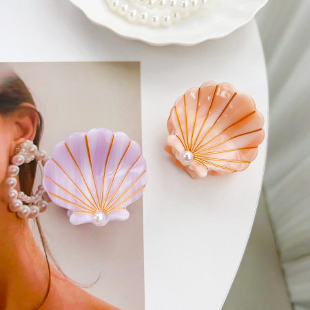Pinces à cheveux pour femmes en acétate, série Simple Vacation Turtle 2