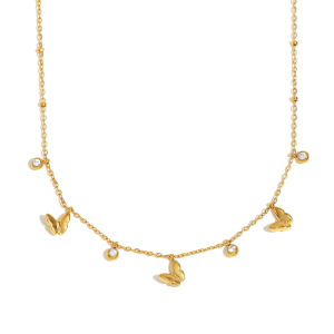 Colliers Pendentifs Pour Femmes En Acier Inoxydable Étanche, Motif Animal, De La Marque Fashion Ol h5 