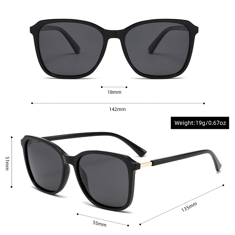 1 Paire De Lunettes De Soleil Élégantes À Imprimé Léopard Pour Femme, Série Simple Image5