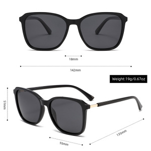 1 Paire De Lunettes De Soleil Élégantes À Imprimé Léopard Pour Femme, Série Simple h5 Image5