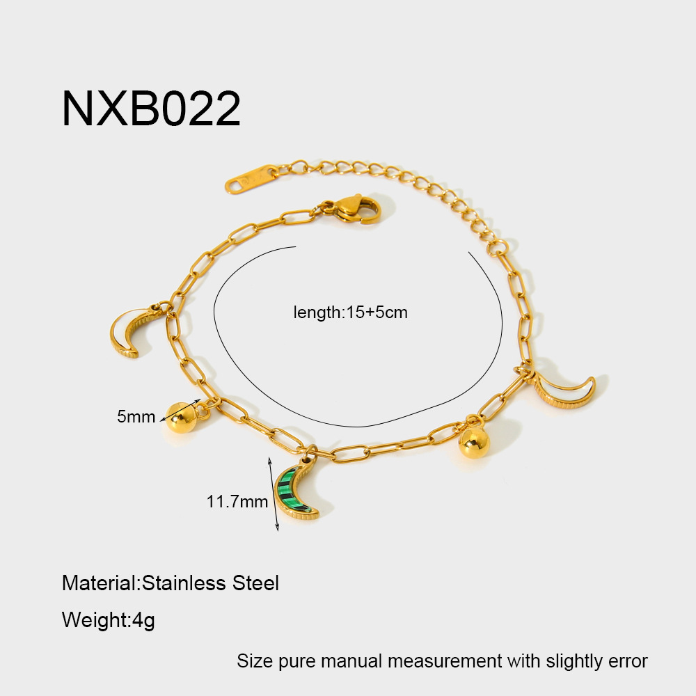 Bracelets Pour Femmes Avec Pendentif Lune Diy De La Série Classique 
