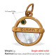 Pendentif coquillage blanc en or Image10