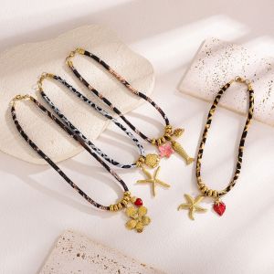 1 Paire De Colliers Pendentifs Pour Femmes, Collection Luxueuse Sexy Turtle, En Acier Inoxydable Étanche Couleur Or h5 Image3