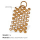 Pendentif en or et perle blanche Image15