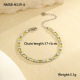 Bracelet en zircon jaune Image4