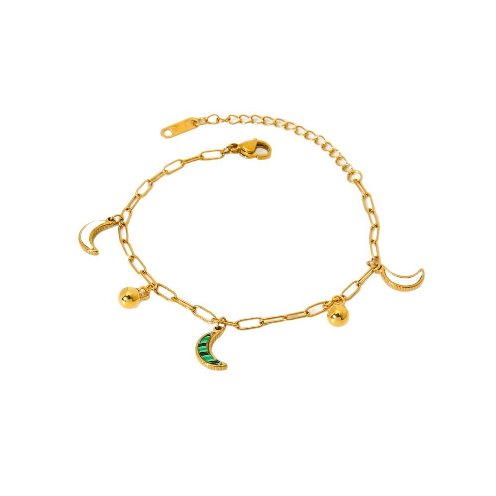 Bracelets Pour Femmes Avec Pendentif Lune Diy De La Série Classique Image5