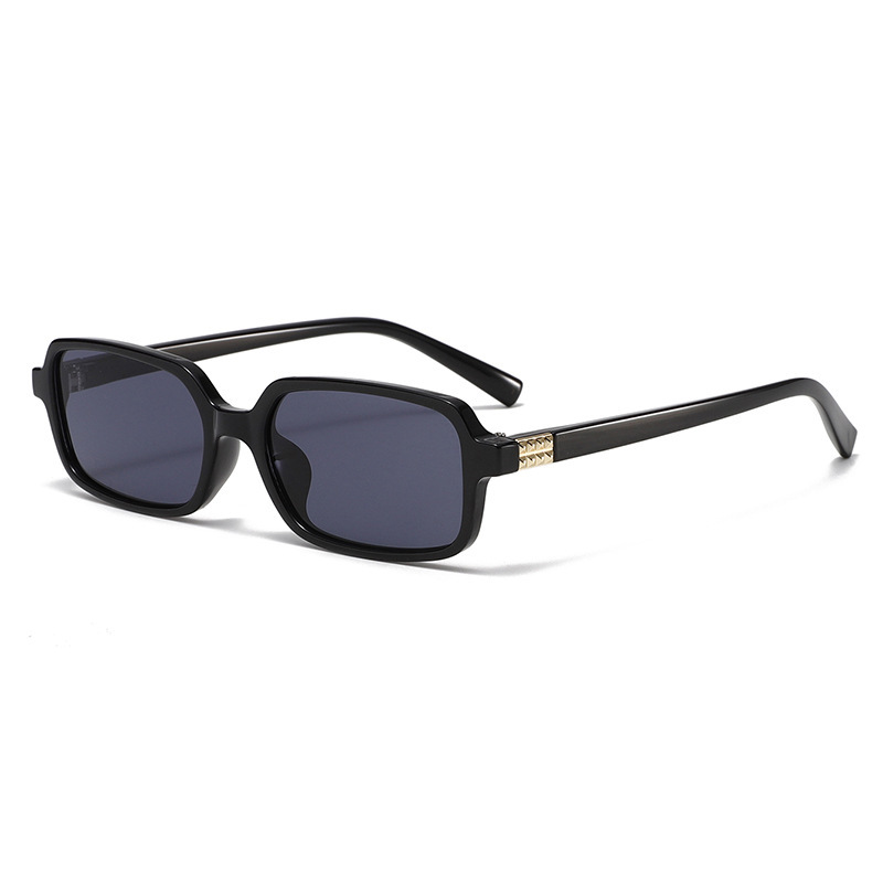 1 Paire De Lunettes De Soleil Pour Femme, Série Simple, Décontractées, Couleur Unie, Pc h5Image5