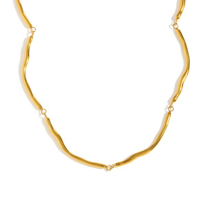 Colliers À Maillons Étanches En Acier Inoxydable Pour Femmes, Collection Simple Series h5 
