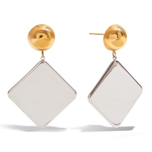 Boucles D'Oreilles Pendantes En Acier Inoxydable Étanche, De Couleurs Assorties h5 Image3