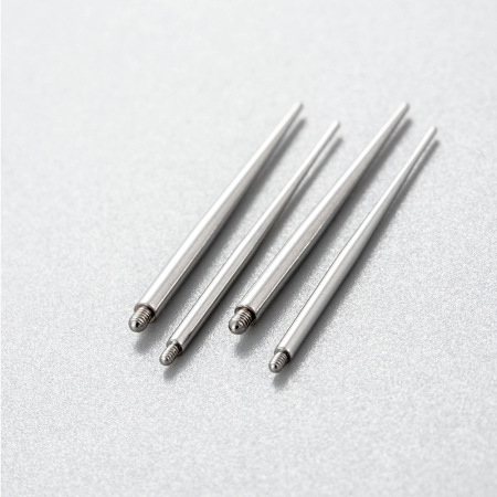 Boucles d'oreilles piercing femme, 1 pièce, en acier inoxydable simple, étanches, sans placage. 2