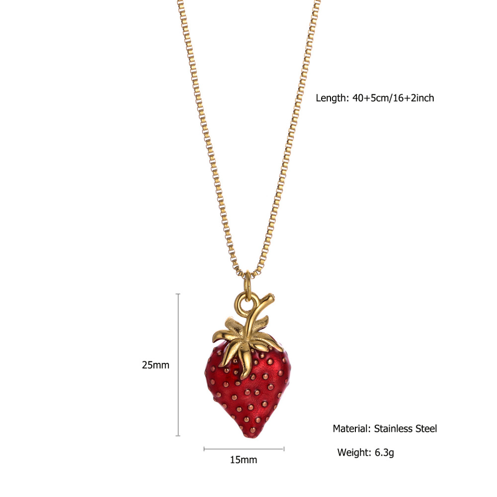 1 Paire De Colliers Pendentifs Pour Femmes, Série Luxueuse, Élégants, En Forme De Cœur, En Acier Inoxydable Étanche, Couleur Or Image2
