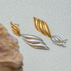 Boucles D'Oreilles Pendantes En Acier Inoxydable Étanche, De Couleurs Assorties h5 Image4