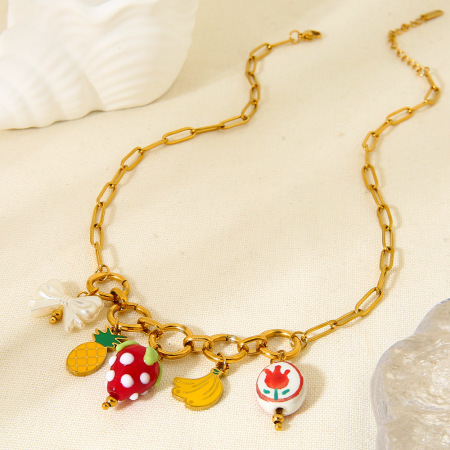 Colliers pendentifs DIY pour femmes, série romantique, Sweet Plant