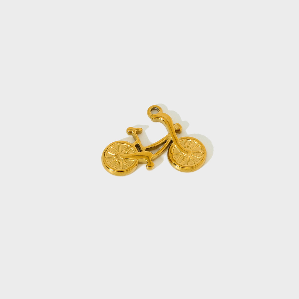 1 Paire De Pendentifs Unisexes Classic Series Punk Animal En Acier Inoxydable Étanche Couleur Or Image5