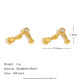 Boucles d'oreilles constellation diamant - Bélier Image6