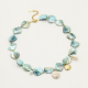 Collier coquillage bleu Image15